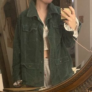 vintage green corduroy jacket